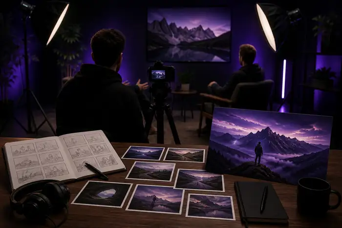 Polished YouTube channel visual package with clear framing and coordinated creative elements.